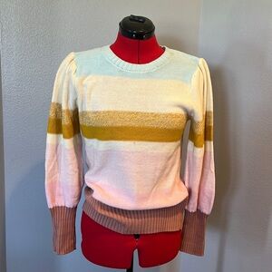 Darling striped pullover sweater